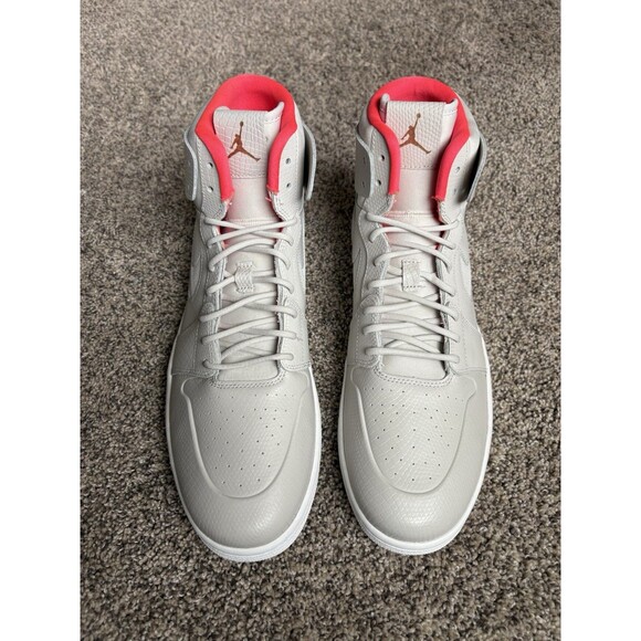 Air Jordan 1 Nouveau Medium Beige Pure Platinum Size 15 Men's - Picture 7 of 8